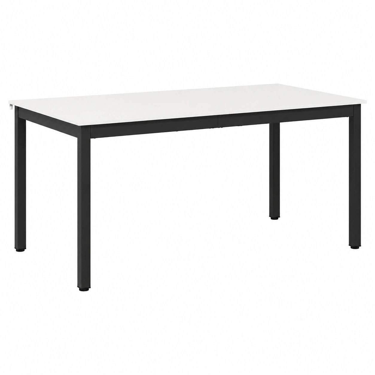 Table à manger, coloris blanc, 150 x 90 x 75 cm, pour la salle à manger