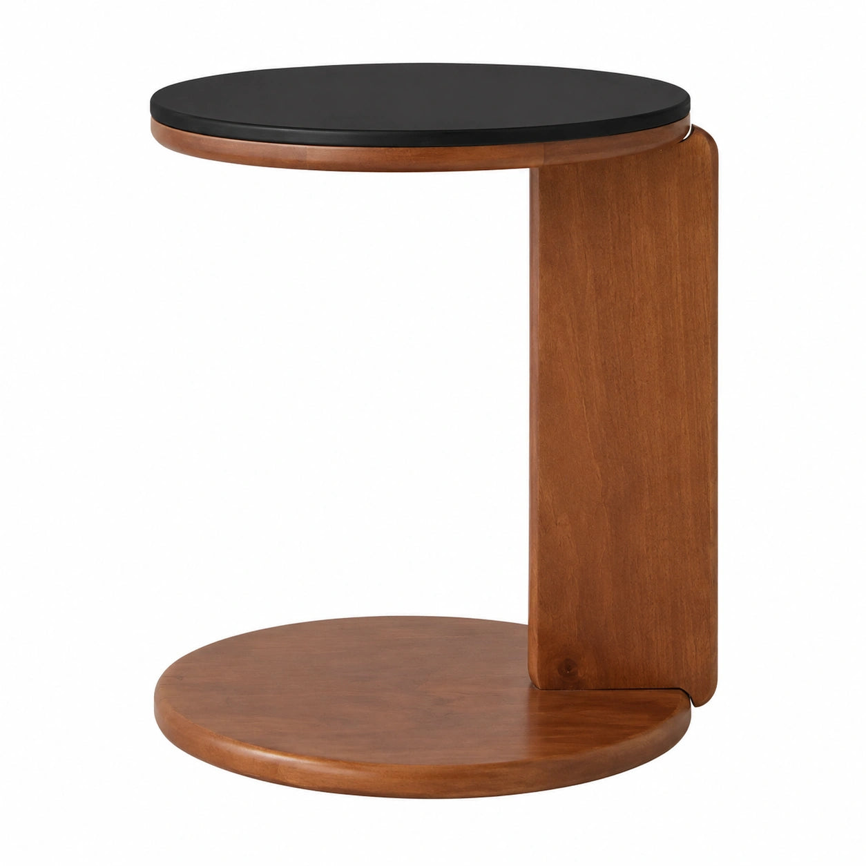 Table basse, 45 x 45 x 48 cm, coloris noir, pour le salon