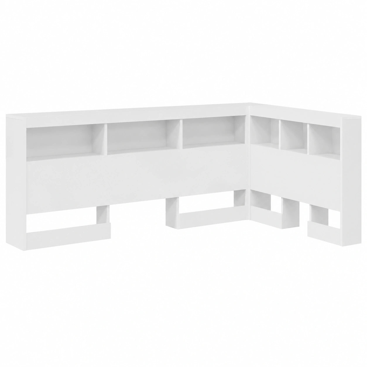 Lit, avec rangement, coloris blanc, pour la chambre