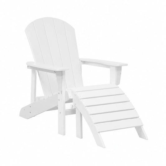 Chaise longue, 2 pièces, 83 x 74 x 92 cm, coloris blanc, pour la terrasse ou le jardin