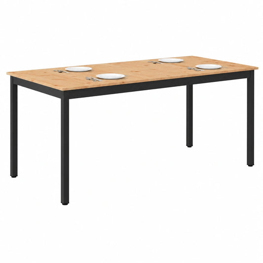 Table à manger, coloris naturel, pour la salle à manger