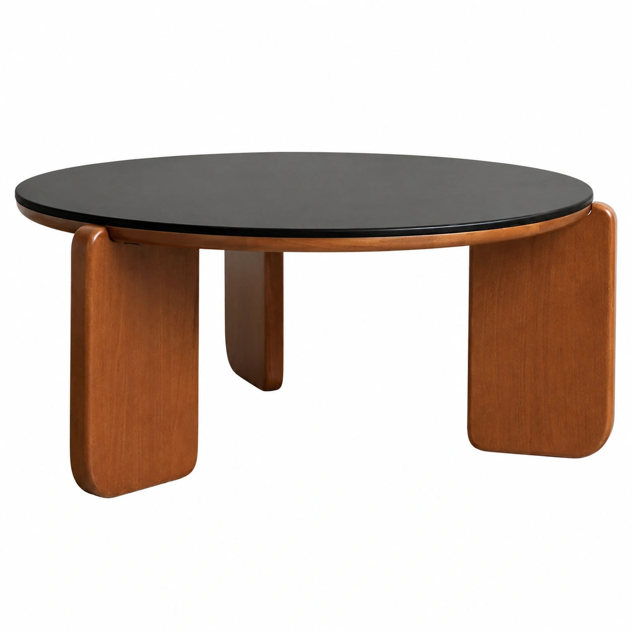 Table basse, coloris noir, 80 x 80 x 35 cm, pour le salon